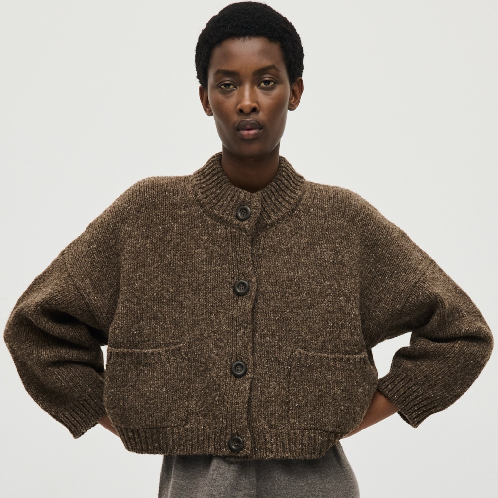 Babaa No 23 Cardigan In Oak